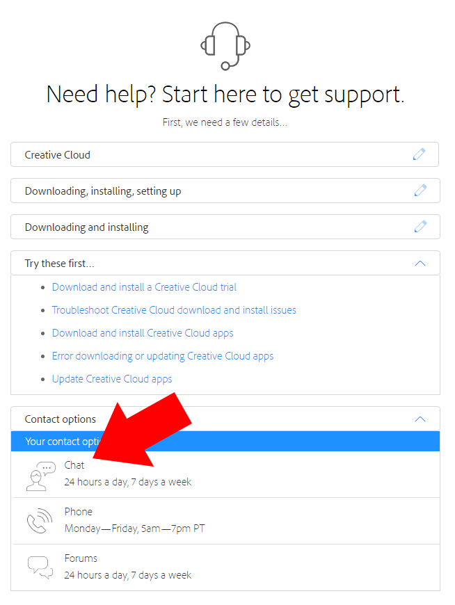 Adobe Support Chat Option.png